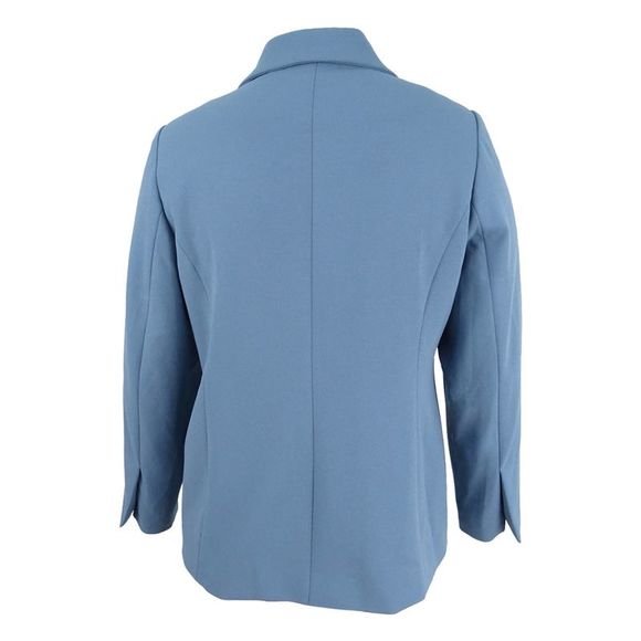 Calvin Klein Women's Plus Size Open-Front Blazer - Dusty Shale - Picture 3 of 3